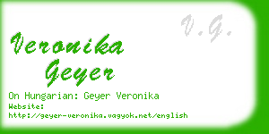 veronika geyer business card